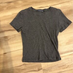 Brandy Melville Dark Gray Tee